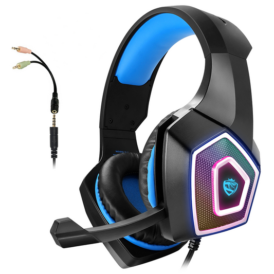 RCY V1 Blue Wired PC Game Headsets