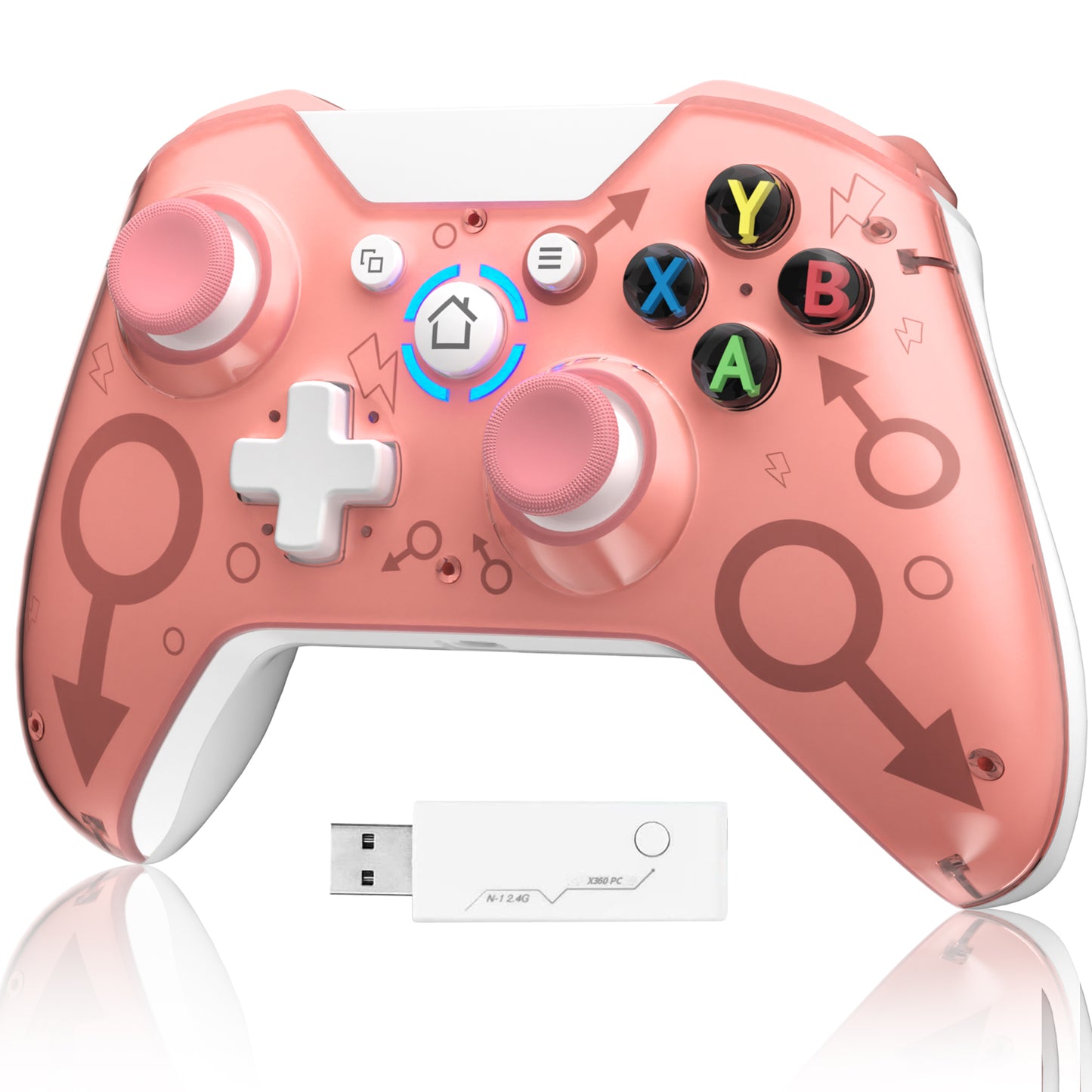 UHM N1X1 Xbox One Controller,Pink