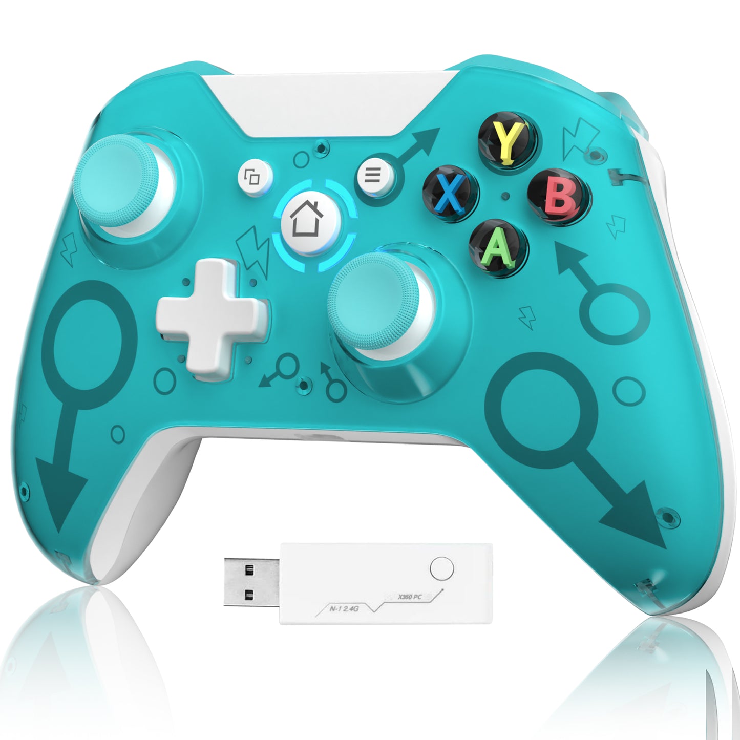 UHM N1X1 Xbox One Controller,Green