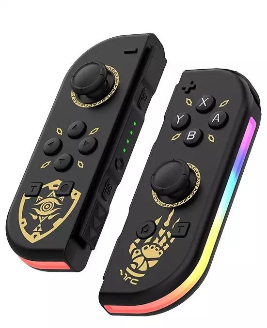 SZC JoyPad for Nintendo Switch Controller,Black Gold