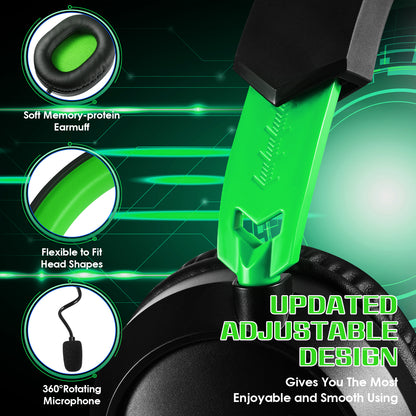 UHM G3100 Gaming Headset Green