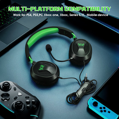 UHM G3100 Gaming Headset Green