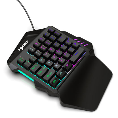 RCY One-hand Gaming Keyboard USB 35 Keys