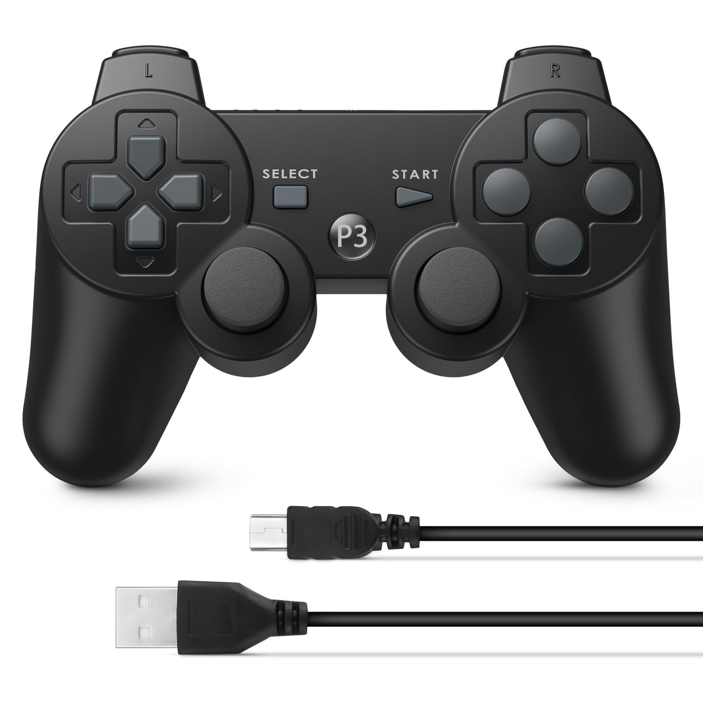 SZC PS3 Wirless Controller,Black